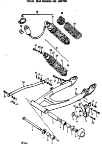 Rear Swinging Arm (Rm370a)