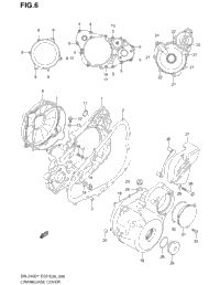 Crankcase Cover (Dr-Z400ey/Ek1/Ek2/Ek3/Ek4)