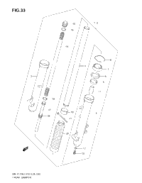 Front Damper (Dr-Z125lk3/Lk4/Lk5/Lk6/Lk7)