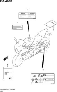 Label (Gsx-R1000al7 E28)