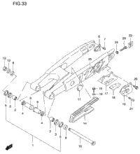 Rear Swinging Arm (Model T)