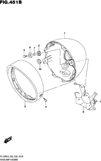 Headlamp Housing (Vl1500bl8 E28)