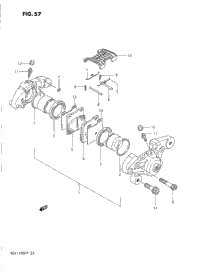 Rear Calipers (Model J/K/L/M/N)