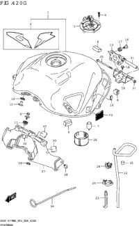 Fuel Tank (Gsx-S750z,Gsx-S750za:E33)