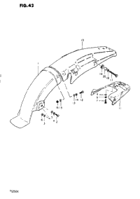Rear Fender (Ts250x)
