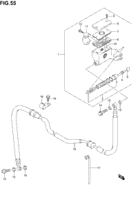 Clutch Master Cylinder (Gsf1200sk1/Sk2/Sk3/Sk4/Sk5/Szk5)