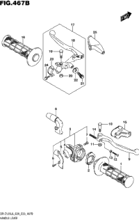 Handle Lever (Dr-Z125ll6 E28)