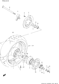 Rear Wheel (Model S/T/V/W)