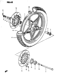 Front Wheel (Gs1100ez)