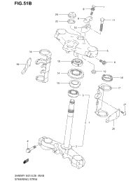 Steering Stem (Sv650k1 E3)