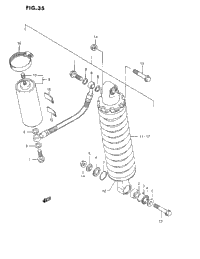 Rear Shock Absorber (H/J)