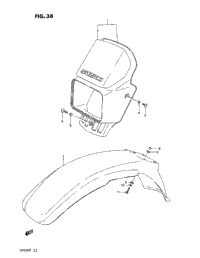 Headlamp Housing - Front Fender