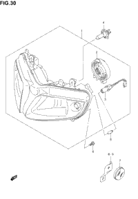 Headlamp (Sv1000sk3/Sk4/Sk5)