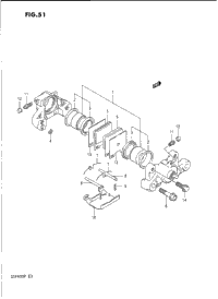 Rear Caliper (Model M/N)