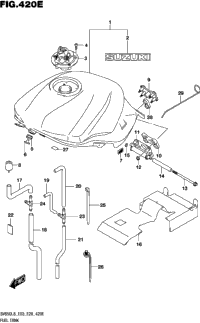 Fuel Tank (Sv650al8 E28) (For Yvb,Ykv)