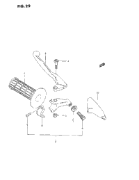 Left Handle Grip (G/H/J)