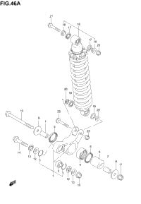 Rear Cushion Lever (Model K4/K5)
