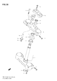 Steering Stem (Rm-Z450 K8/K9/L0)