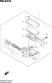 Front Master Cylinder (Vzr1800l8 E28)