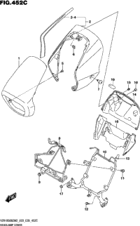 Headlamp Cover (See Note 1) 452C