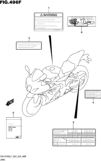 Label (Gsx-R1000al7 E33)