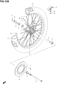 Front Wheel (Rm85lk3/Lk4)