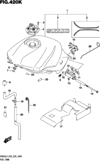 Fuel Tank (Sv650xal9 E33)