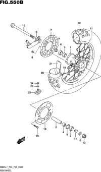 Rear Wheel (Rm85l7 P28)