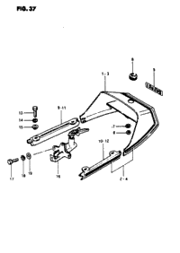Seat Tail Cover (Gs1100ex)