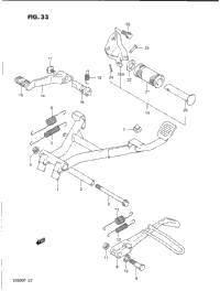 Stand - Rear Brake