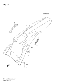 Rear Fender (Rm-Z450 K8/K9/L0)