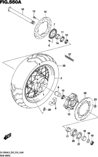 Rear Wheel (Dl1000xal9 E03)