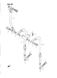 Front Brake Hose (Model P)