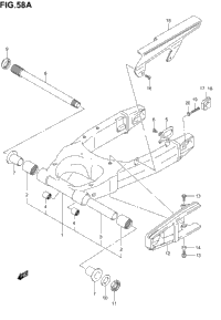 Rear Swinging Arm (Model K5)