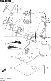 Fuel Tank (Gw250zl7 P28)