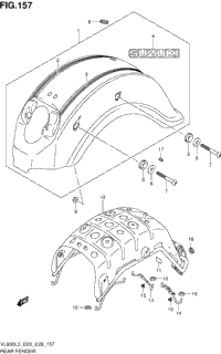 Rear Fender (Vl800cl3 E28)