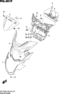 Headlamp Housing (Gsx-S750zal9 E28)