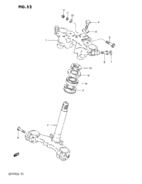 Steering Stem (Gs550esf/Esg)