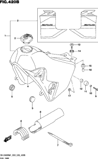 Fuel Tank (Dr-Z400sm:E33)