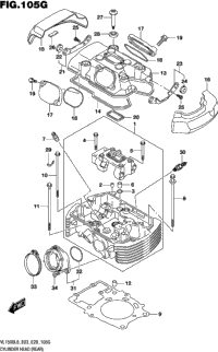 Cylinder Head (Rear) (Vl1500tl8 E33)