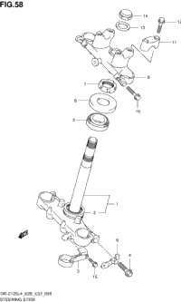 Steering Stem (Dr-Z125l4 E28)