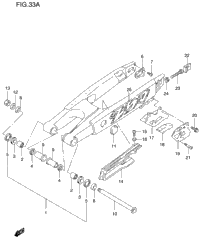 Rear Swinging Arm (Model V)