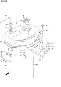 Fuel Tank (Model P/R)