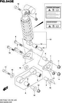 Rear Cushion Lever (Gsx-R1000al7 E28)