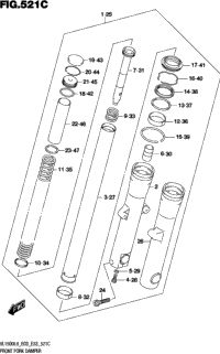 Front Fork Damper (Vl1500tl9 E03)
