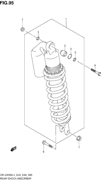 Rear Shock Absorber (Dr-Z400sl3 E33)