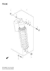 Rear Shock Absorber (Dr-Z400sl1 E3)