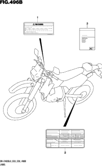 Label (Dr-Z400sl9 E28)