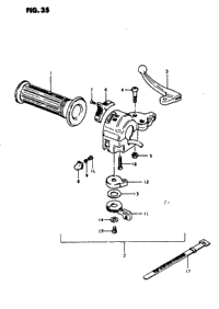 Rear Brake - Handle Switch (Fz50n
