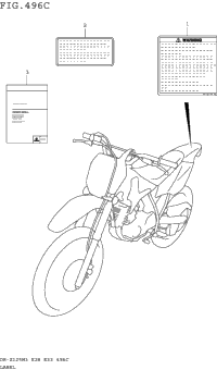 Label (Dr-Z125lm3e33)